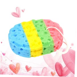 WOONEKY Luxury Seaweed Bath Sponges Oval Natural Skincare Long-lasting Gentle Massage Tools