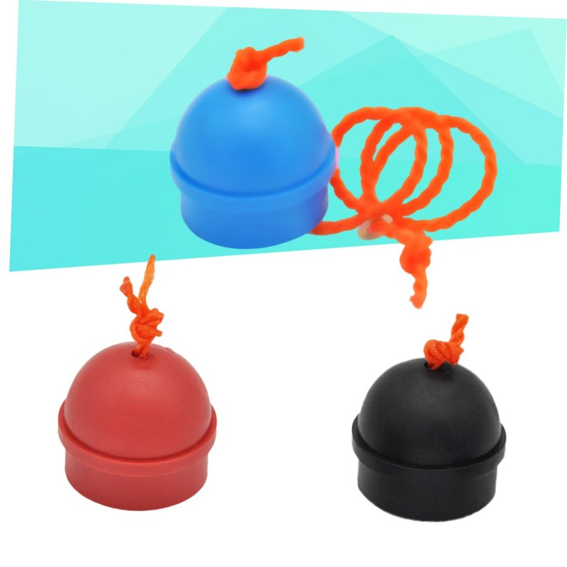 Kisangel 3 Pack Billiards Chalk Holder Mix Rubber Snooker Pool