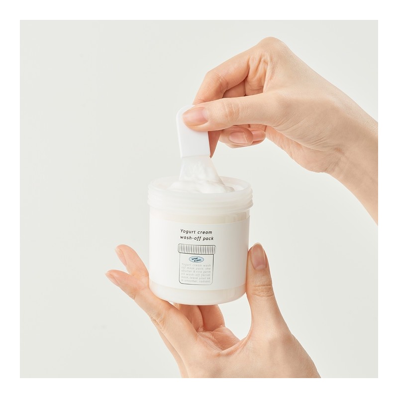 Sample giveawayGlowing pack yogurt wash-off cream pack + pack brush