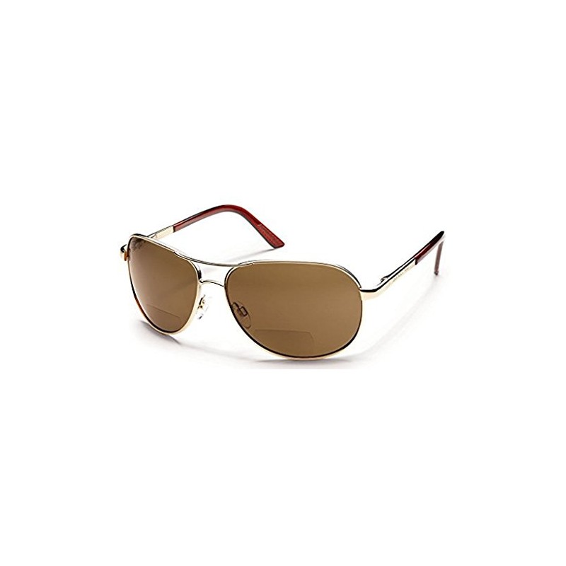 Suncloud Optics Aviator BiFocal Readers(Gold,Brown Polarized Polycarbonet)