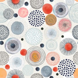 Wallderful Peel and Stick Wallpaper Boho Modern Art Deco Geometric Wallpaper for Bedroom Removable Self Adhesive Abstract Contact Paper Cabinets Countertops Accent Wall Peel and Stick Boho Wallpaper