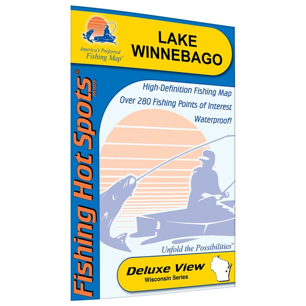 Winnebago Fishing Map, Lake (Winnebago Co)