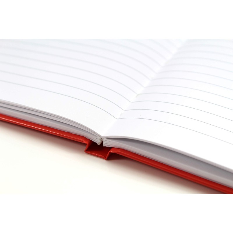 Silvine A5 Hardback Notebook, 160 Pages (80 Sheets) Ruled 8mm