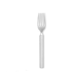 Alessi"Dry" 7-1/2-Inch Table Fork with Satin Handle, Set of 6