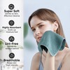 Microfiber Waffle Face Towels, 2 Pieces, Soft, Absorbent, Fast Drying,