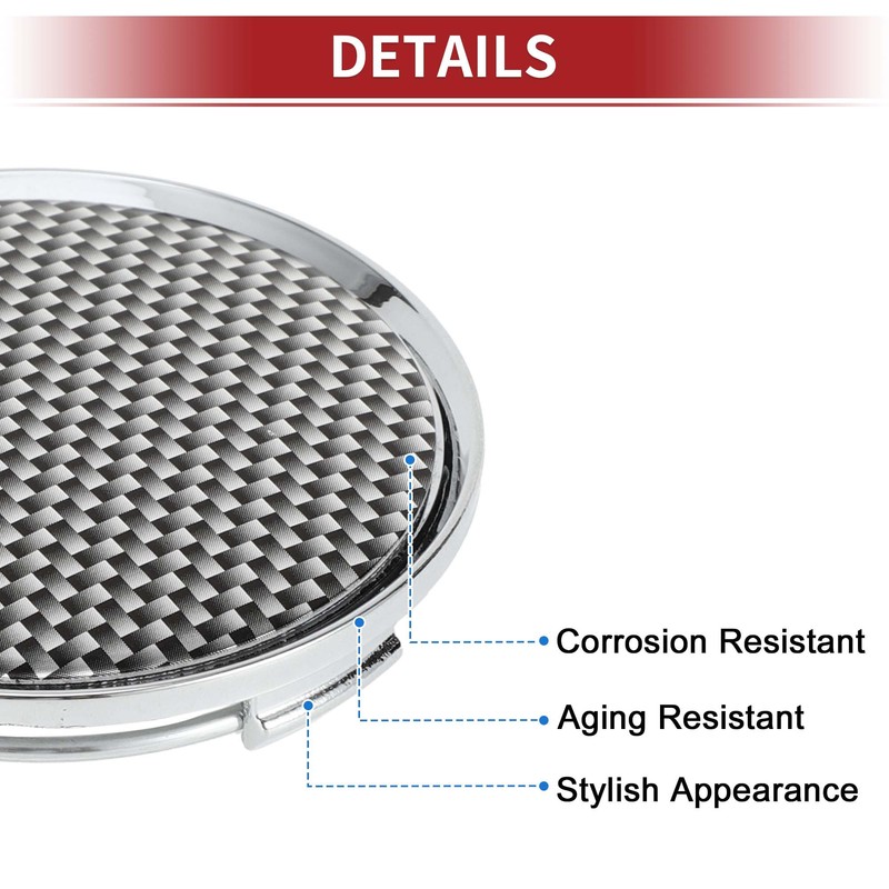 A ABSOPRO Hub Cap 63 mm Wheel Centre Caps Universal