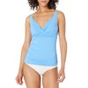 Catalina Parte Superior Tankini con Aros para Mujer con Cierre
