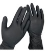 Nitrile Gloves, 6.5 mil Thickness, Black, Pack of 100 (Medium)
