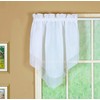 Today's Curtain Emelia Original Voile Ascot 25", White, 40" W