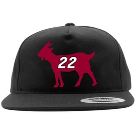 Tenacious Tops Snapback Black Jimmy Butler Goat Logo Hat