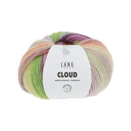 Lang Yarns - Cloud 0009 Purple Green Blue 100 g