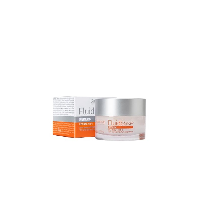 Genové Fluidbase Rederm Crema con Retinol y Vitamina C, envase