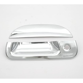GHXSport Chrome Durable ABS Tail Gate Handle Cover Trim for 97-03 Ford F150 / 99-07 Ford F250 F350 F450 F550 Super Duty / 02-06 Explorer Sport Trac