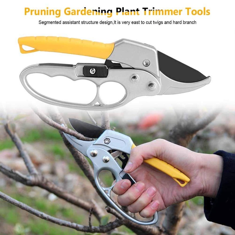 Fdit 8" Professional Sharp Bypass Pruning Shears Garden Hand Pruners