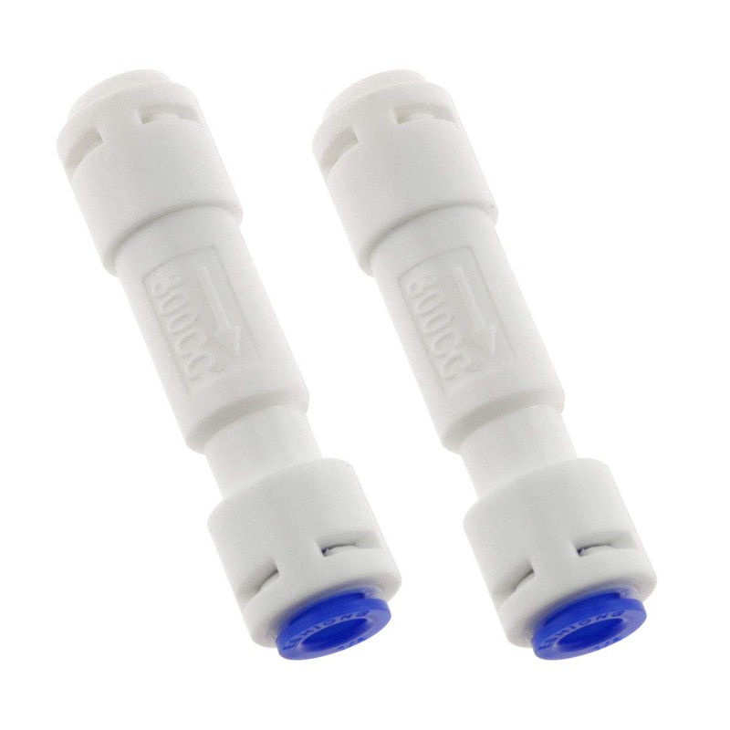 E-outstanding Flow Restrictor 2PCS 1/4Inch 300CC Flow Restrictors with Quick
