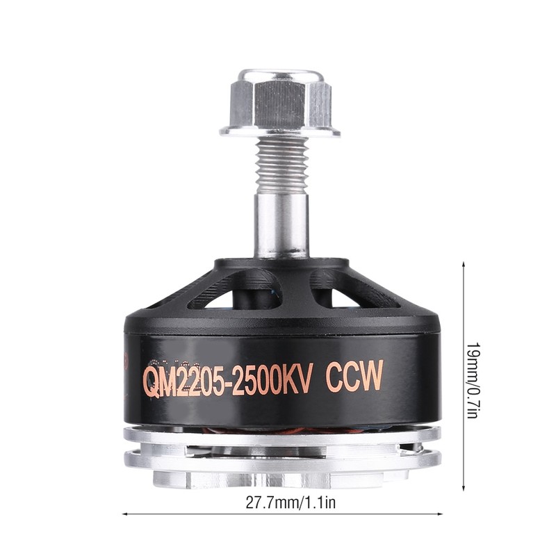 1pc QM2205-2500KV Racing Brushless Motor Drone Part for 210 220