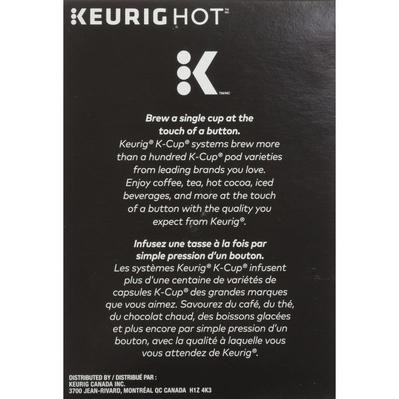 Adagio Caffe Napoli - Dark Roast Coffee K-Cup Portion for