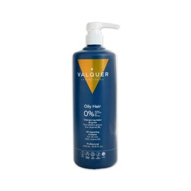 VALQUER Shampoo Seborregulador Zero para Cabello Graso | Limpieza Profunda Sin Sulfatos | Reparación Capilar con Ingredientes Naturales y Vitaminas | Vegano | 1 L