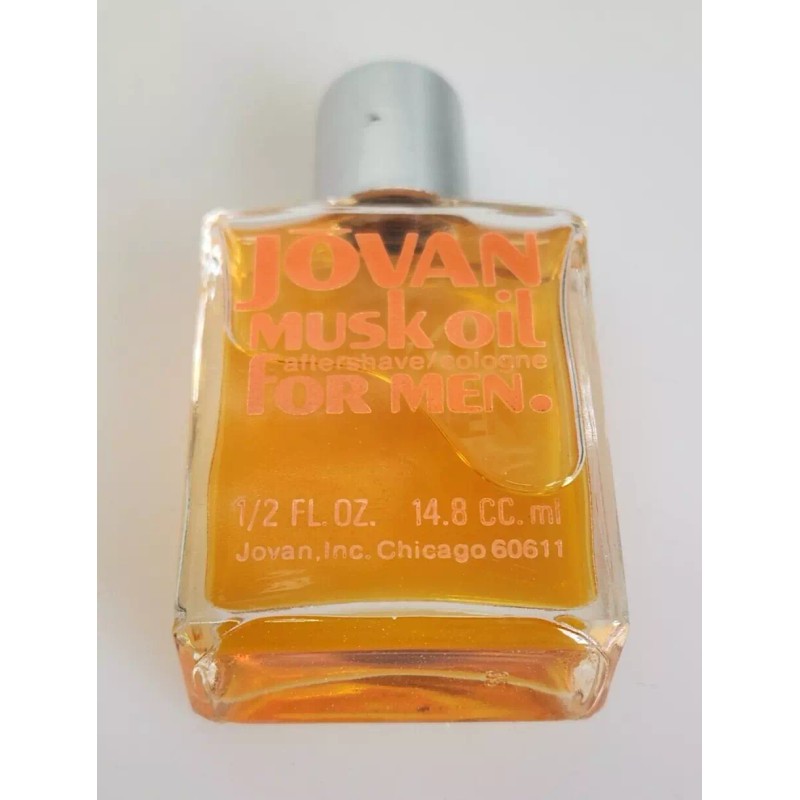 Jovan Vintage JOVAN MUSK OIL For Men Aftershave Cologne 1/2