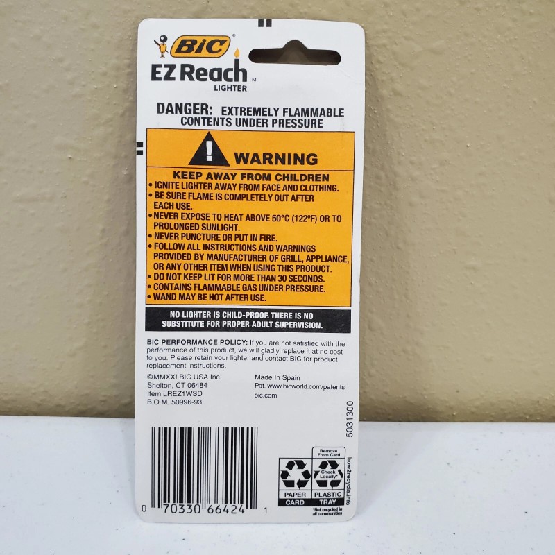 Bic EZ Reach Ultimate Lighter Snoop Dogg Safety Tested