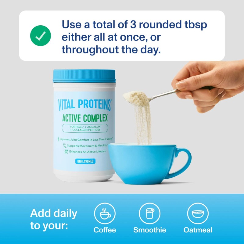Vital Proteins® Active Complex, 20g Collagen Peptides, Improves Joint Comfort,