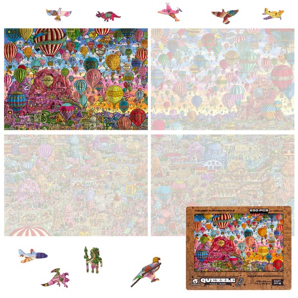 UNIDRAGON Original + IC4 Design Wooden Puzzle Jigsaw, Puzzle Board