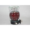 Nature's Enlightenment Red Crackle Design Dimmable Oil Burner Aromatherapy Lamp