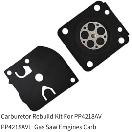 Kurihina Compatible with 2 Pack Carburetor Rebuild Kit Gasket Diaphragm RB-129 Fits for Poulan Pro PP3516 PP3516AVX PP3816 PP4218AV Engines Carb