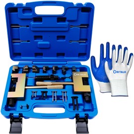 DikTalk DikTalk Timing Chain Tool Kit for Mercedes Dual Size 3mm & 4mm Chains, Riveting Tool with Case & Gloves (M272/M273/M276, 2.2D-4.0D Diesel Engines)