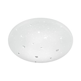 Reality Leuchten R62732800 LED Ceiling Light Agate Acrylic White 11.5 Watt Starlight Effect