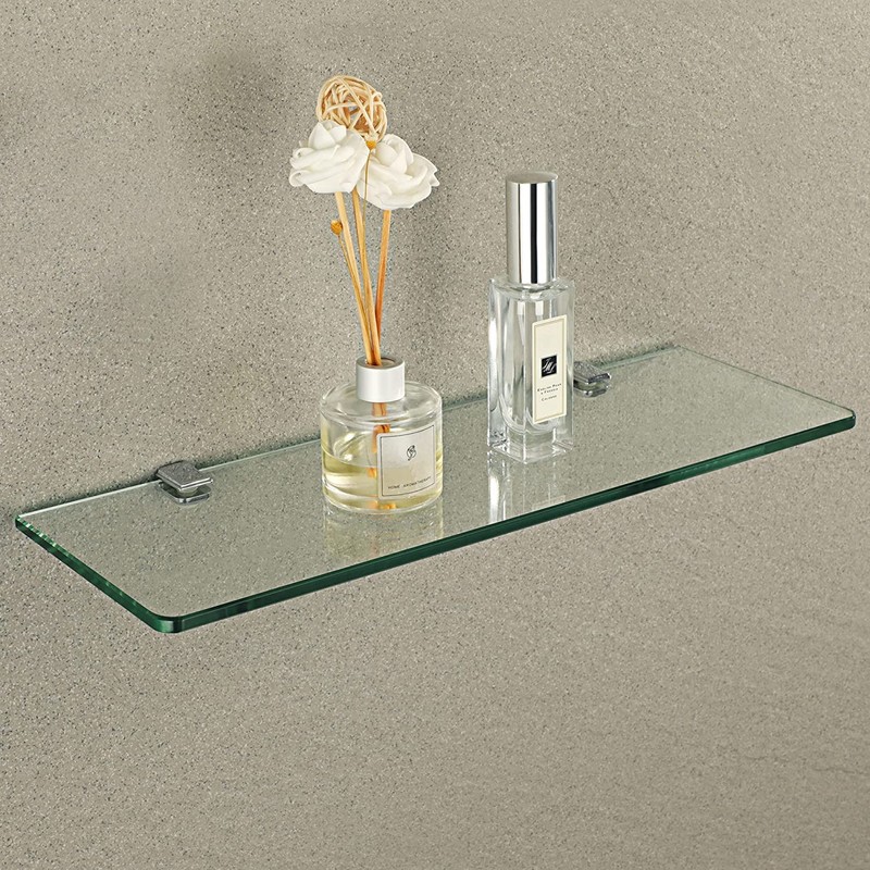 SAYAYO Solid Adjustable Glass Clamp Wood/Glass Shelf Brackets Glass Clip
