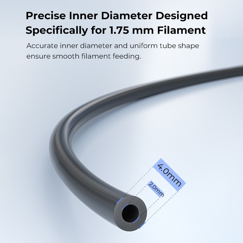 Creality Ultra-Smooth PTFE Tube 2M Length for 1.75mm Filaments with