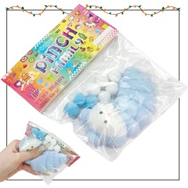 Taba Squishy Toys,Valentines Cat Paw Cute Kawaii Squeeze Toys ,Sticky Squishy Fidget Toys Silicone Squeeze Toy for Stress Relief,Cute Soft Toys,Best Valentines Gift for Anniversary（Caterpillar Blue）