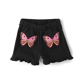 Gymboree,and Toddler Pull on Shorts,Black Butterfly,12-18 Months