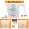 U.S. Kitchen Supply - 8 oz (250 ml) Plastic Graduated
