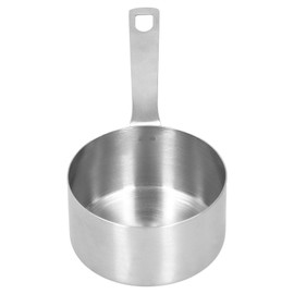 Qukaim Stainless Steel Measuring Cup 304 Stainless Steel Measuring Cup, 3/4 Cup Kitchen Baking Measuring Spoon with Scale, Durable Cooking Accessories, Ideal for Baking and Cooking