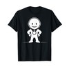 Cartoon Character With Medal Happy Kids Illustration T-Shirt