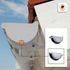 Inefa End NW 100 Grey Right Lens Plastic, Gutters, Roof