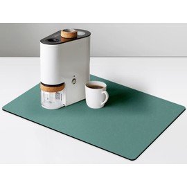 GOLENER Coffee Maker Mat For Countertops,Coffee Bar Decor,Coffee Machine Pads,Absorbent, Washable,Reversible Microfiber Dish Drying Mat For Kitchen accessories,Under Small Appliance Mats