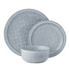 Pfaltzgraff Blooming Meadow 12 Piece Plates Bowls Dinnerware Set, Service
