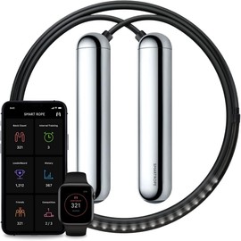 Tangram Factory Smart Rope LED Jump Rope - Bluetooth Fitness Tracker