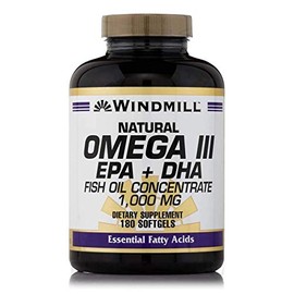 Windmill Natural Omega 3 Epa And Dha 1000 Mg Softgels - 180 Ea