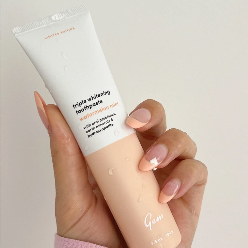 GEM Toothpaste Triple Whitening Watermelon Mint - 100g