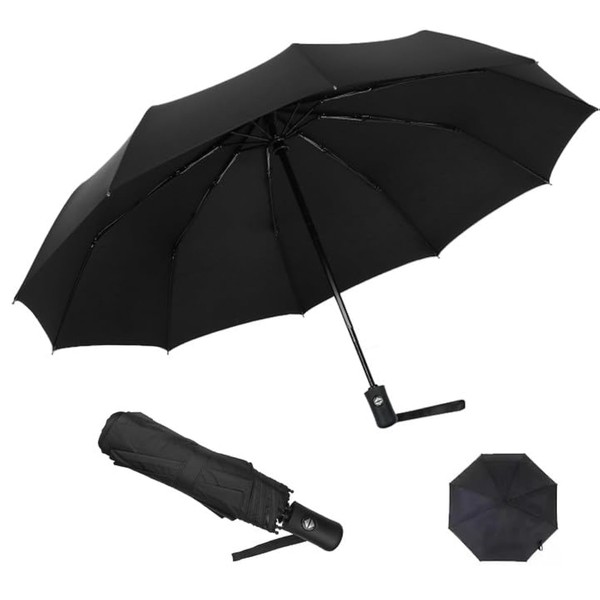 Rseuphiee Stormproof, Pocket Umbrella with Automatic Open/Close - Portable Foldable