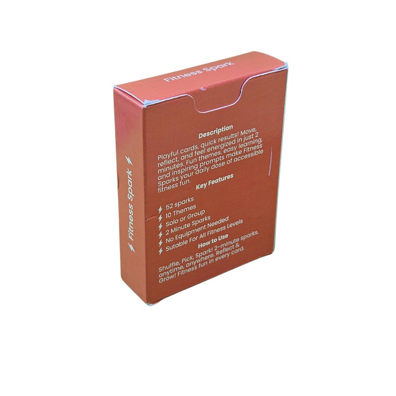 Fitness Spark Card Deck – 2-Minute Wellness Prompts