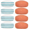 MXZONE 8 Pack Steam Mop Replacement Pads Compatible with PurSteam