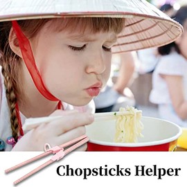 Detachable Training Chopsticks Helper Learning Eating Tool for Kid Baby Beginner Adult, 3Pcs()