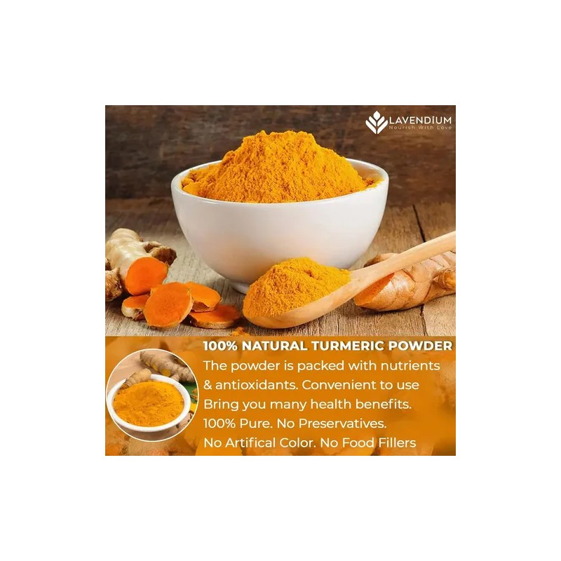 20 Oz (1.25 Lbs) De Cúrcuma En Polvo, Cúrcuma En