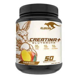 Creatina  Glutamina 1 Kg Klokan 50servicios Varios Sabores                                                                                            