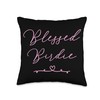 Blessed Birdie Throw Pillow